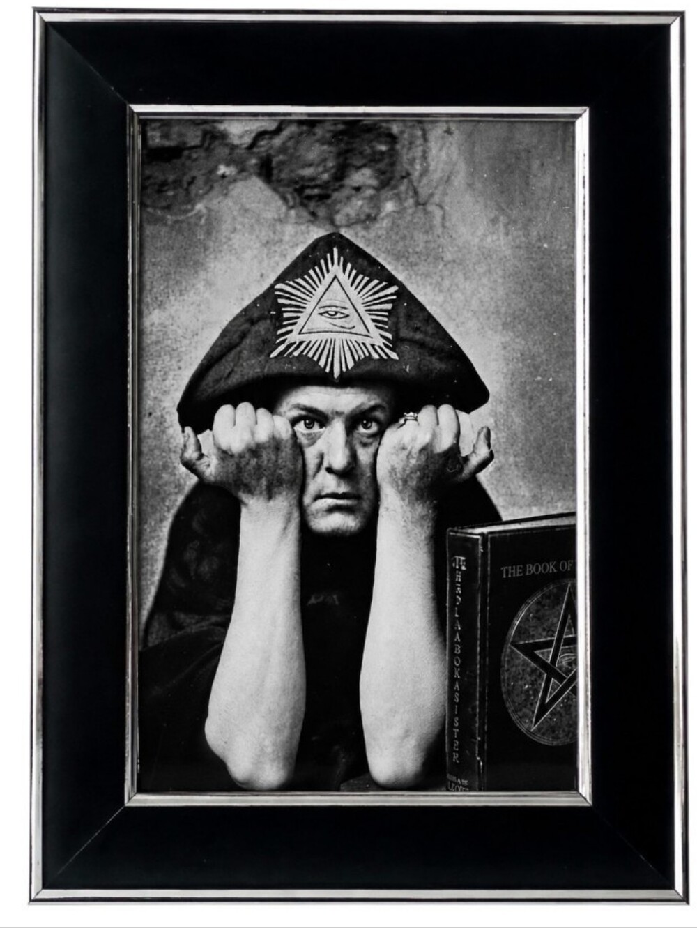 Aleister Crowley Occult Gothic Cult Art Satan Photo Vintsge Occult Pagan Goth